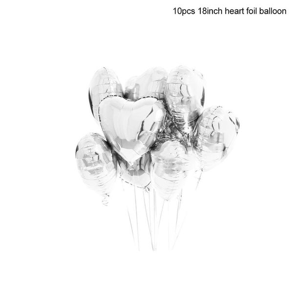 

10 шт. multi rose gold сердце фольга воздушные шары helium balloon день рождения украшения дети взрослые свадьба валентина баллоны bbyfwk
