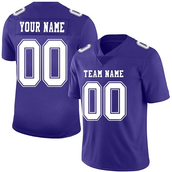 

custom design your own football jersey purple, Black;red
