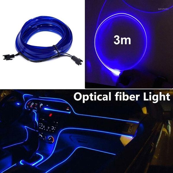 

3m car led interior ambient light strip decor atmosphere optical fiber lamp door light cars decoration accessories1