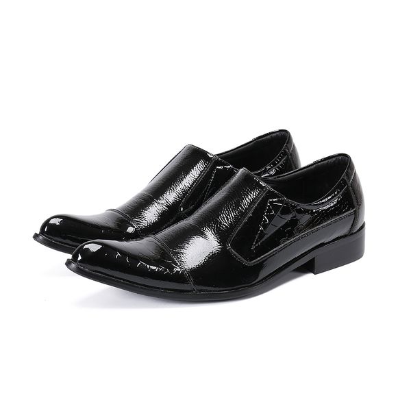 

2020 wedding genuine leather brands men's fashion design shoes ytdn, Black