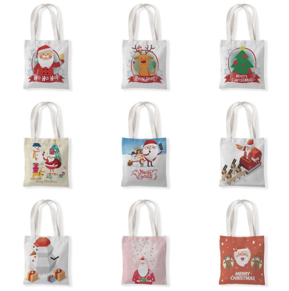 

the latest 33x37cm size, santa claus style, christmas gift bag, one-shoulder bag, handbag, shopping bag, ing