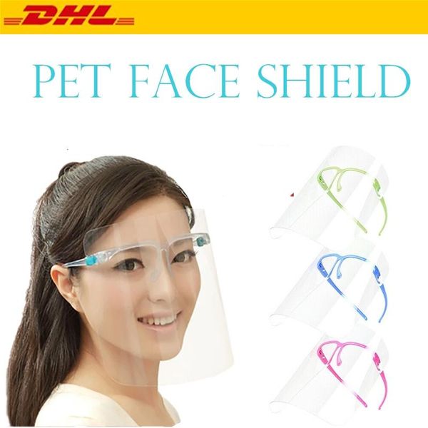 

face wholesale face dhl anti-fog full transparent masks protection visor shield safety plastic full protective shield adults garbs
