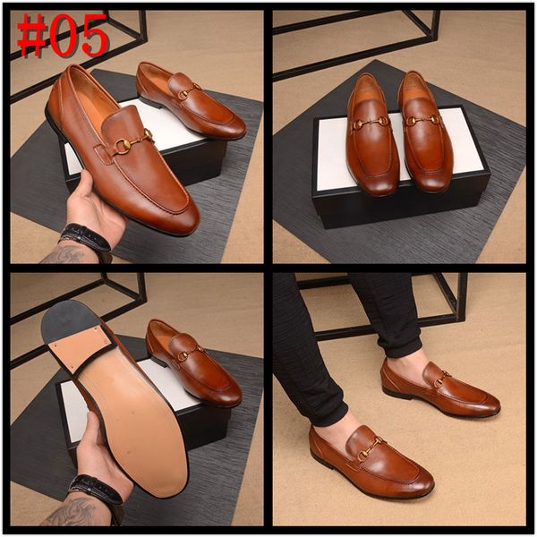 

2019 office men dress shoes men formal shoe leather luxury fashion groom wedding shoes men oxford shoes dress 38-46 pointed toe, Black