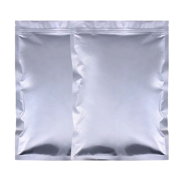 9 * 16 см Серебряная чистая алюминиевая фольга zip замок упаковка сумка продуктовый закусок розничная розничная милар на молнии слезы для укладки молнии мешочки