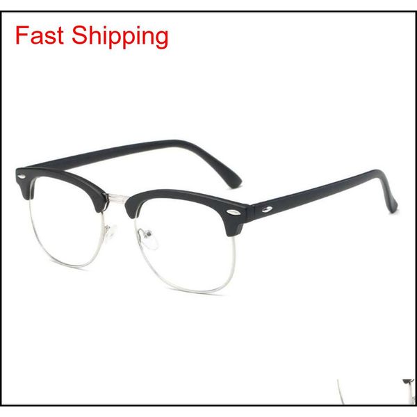 

fashion classic club sunglasses frames anti blue light designer eyeglasses frame bands gafas de sol men women gl095 eyewear with bag mcrtz, Black