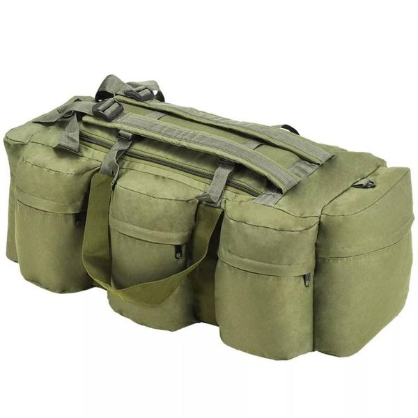 

120l 3-in-1 style sports bag olive green