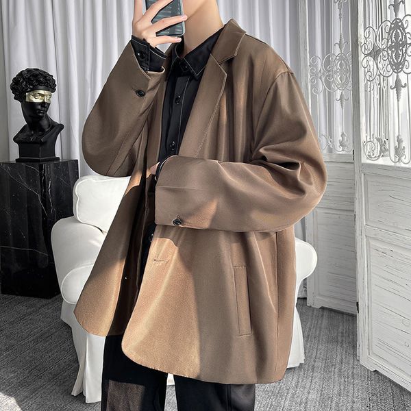 

2021 male suits spring new small suit retro student jacket youth clothes 0awi, White;black