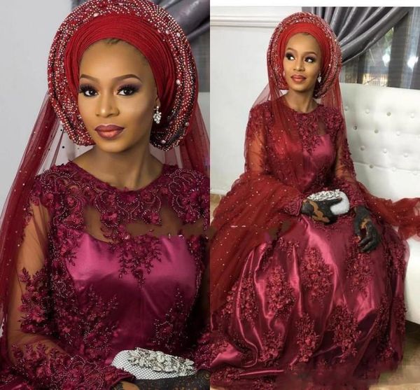 

elegant wine red nigerian evening dresses a-line jewel illusion lace bodice pleated prom celebrity gowns dress for party formal wear, Black