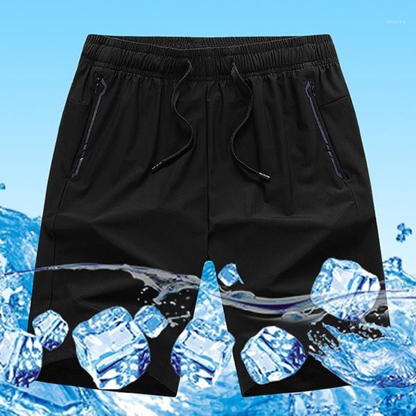 

men's summer casual fashion pure color sports beach tethered short pants man breathable male bodybuilding pants plus size 7xl1, White;black