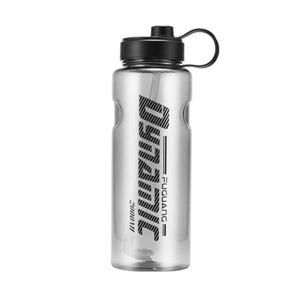 

2000ml high capacity спорт бутылка воды экология bpa free пластиковых чашки соломы пейте бутылки открытого путешествие туризм drinkware sqcv