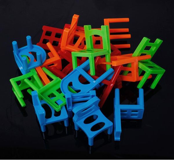 

plastic balance stacking chair toys baby puzzle parent child interaction diy stacking chair toys party family desktoys yjn wmthbx