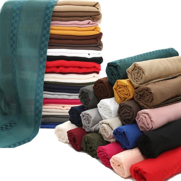 

scarves plain scarf women's long shawl fashion hair all around the neck simple autumn and winter women silk, Blue;gray