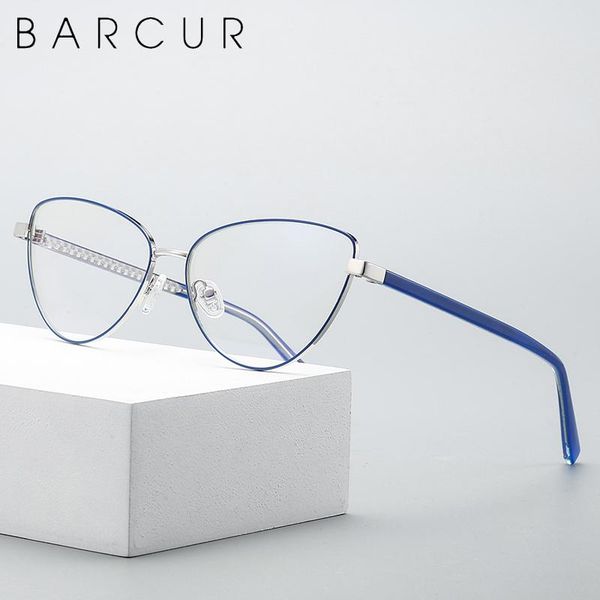 

sunglasses barcur anti blue light ray cat eye frame women glasses reduce glare blocking rays computer pc gaming perscription glass, White;black