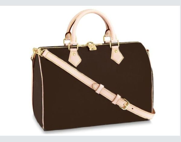 

women shoulder bag totes luggage handbags fashion leather locks and keys 30cm crossbody bags handbag purse pillow model