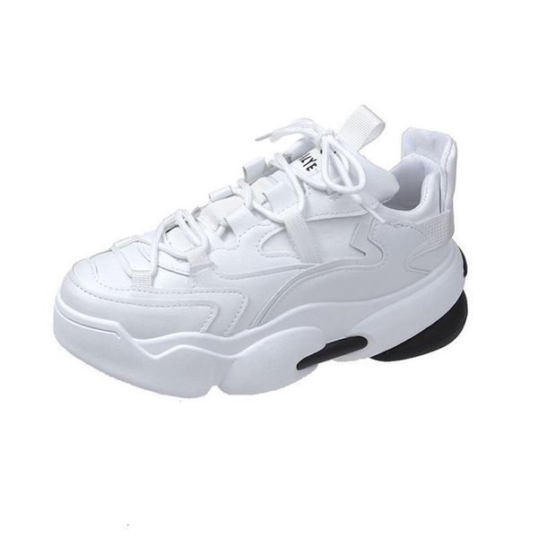 

2021 new autumn wholesale women sneakers fashion designers lace even casual women's white orange vulcanized shoes 3aq6, Black;white