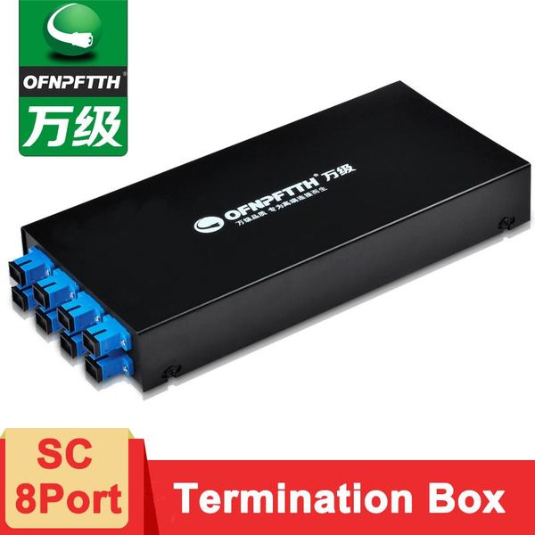 

fiber optic equipment 8port termination box sc/lc/fc/st patch panel