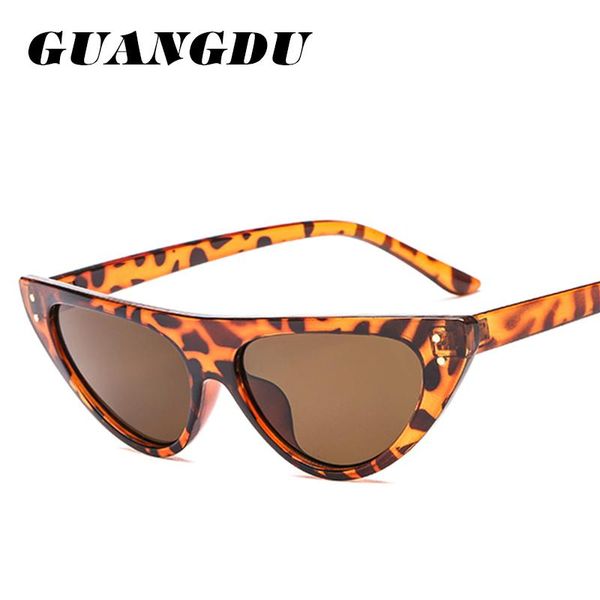 

sunglasses cat eye shade for women 2021 fashion brand woman vintage luxury triangular glasses u, White;black