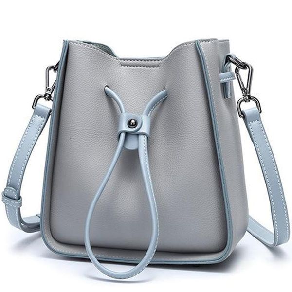 

hi quality purses fashion cowhide bucket handbag tote bag women's shoulder backpack women bags handbags