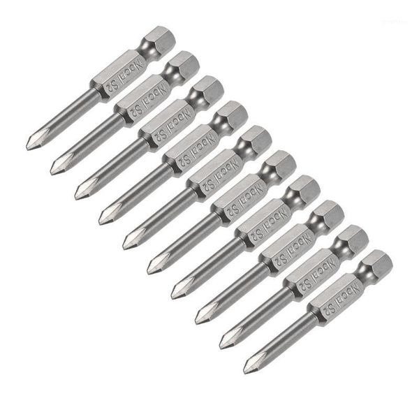 

uxcell 10 pcs y1 magnetic tri-wing screwdriver bits, 1/4 inch hex shank 1.97-inch length s2 power tool1
