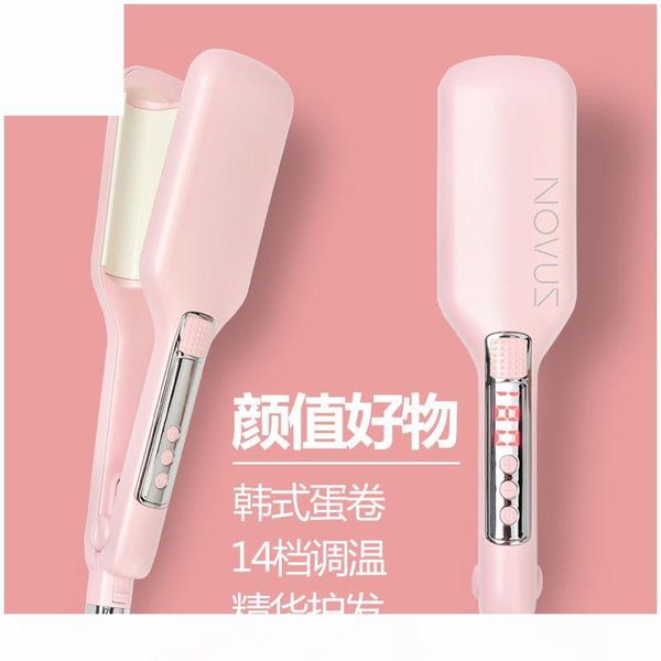 

novus wave balls volume header curly hair rod women's instant noodles head curly hair useful product lazy does not damage w, Black