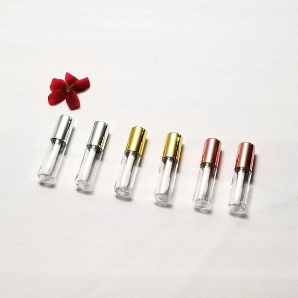 

storage bottles & jars 100pcs/200pcs 1.2ml empty lip gloss tube,diy plastic elegant liquid lipstick container,round lipgloss bottle1
