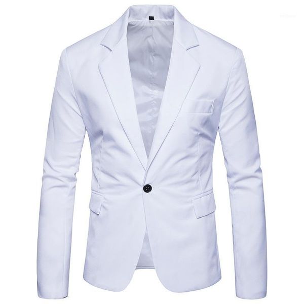 

new mens fashion brand blazer 2020 british's style casual slim fit suit jacket male blazers men coat terno masculino plus size1, White;black