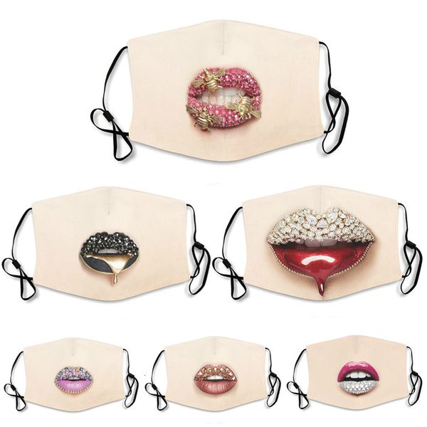 

fashion bling bling dustproof diamond protective mask pm2.5 mouth masks washable reusable colorful rhinestones face mask