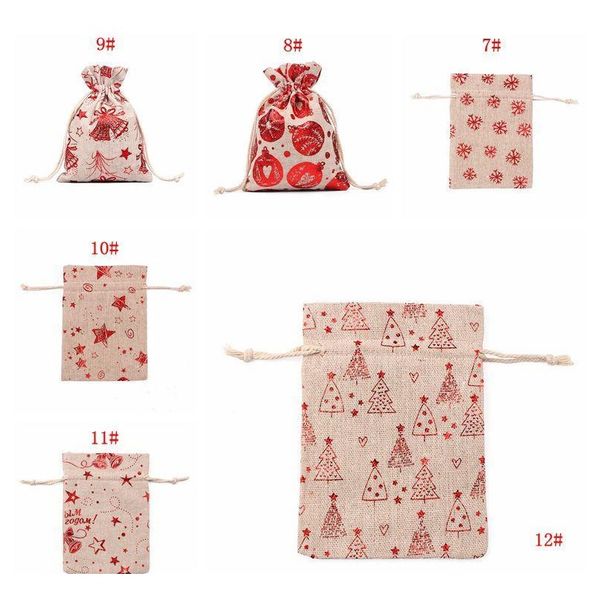 

christmas gift bag cartoon santa claus candy bag snowman xmas tree print canvas bag drawstring sack bags christmas p sqcgkw ppshop01
