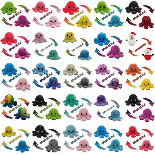 

2020 latest reversible ocs plush toys 1020cm stuffed animals cute ped ocs doll double-sided expression ocs wholesale sqckda
