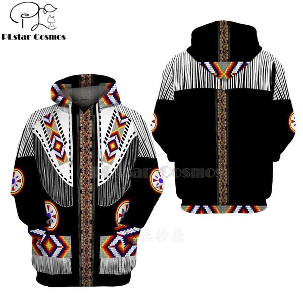 

native indian 3d hoodies/sweatshirts tee men women new fashion hooded winter autumn long sleeve streetwear pullover style-18 201102, Black
