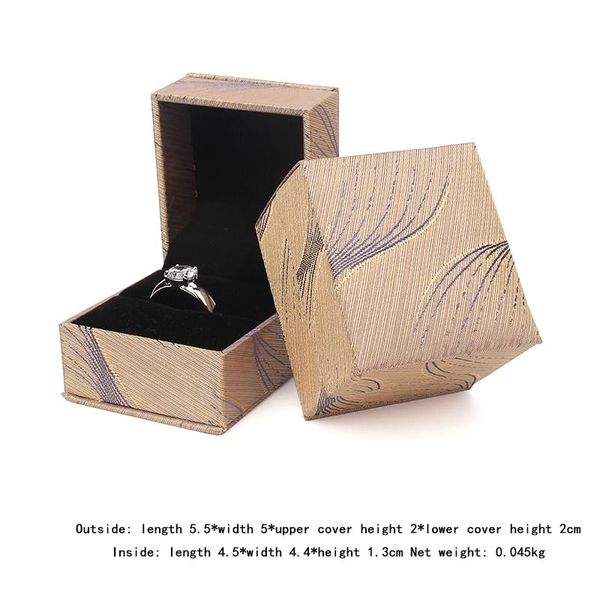 

new gold golden silk blue brocade cloth jewelry ring necklace customized creative gifts for women and girl birthday anniversary, Pink;blue