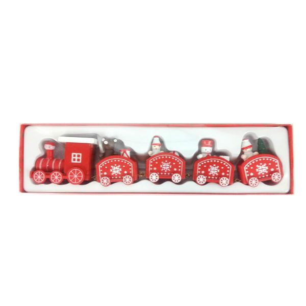 

wooden christmas train ornament christmas decoration for home santa claus gift toys crafts table deco xmas 2021 new year