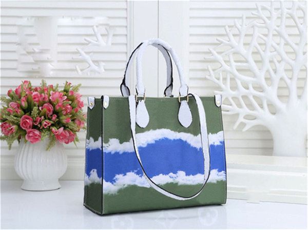 

2021 shoulder bags 4 colors lattice 2pcs set women ladies waist lady clutch purse shoulder lz2722-1