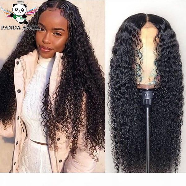 

4x4 brazilian kinky curly lace closure wig human hair preplucked curly human hair wigs for black women 150% remy hair panda
