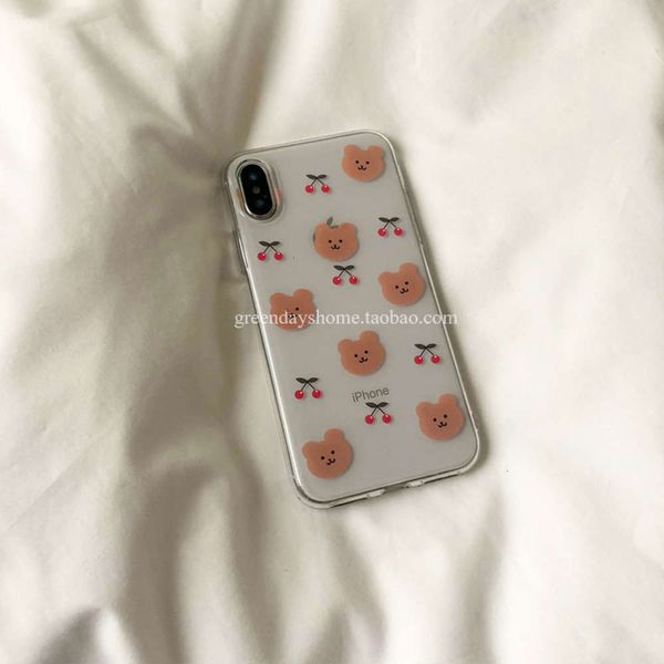 

for 11pro xsma xr 78p suitable / 12 korean cherry bear p30 mobile phone case