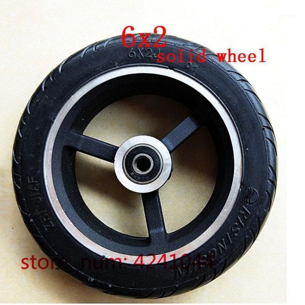 

solid wheels 5 inch 5.5x2 145x40 6x2 fast wheel f0,jacknes carbon fiber scooter solid tire with alloy rim1