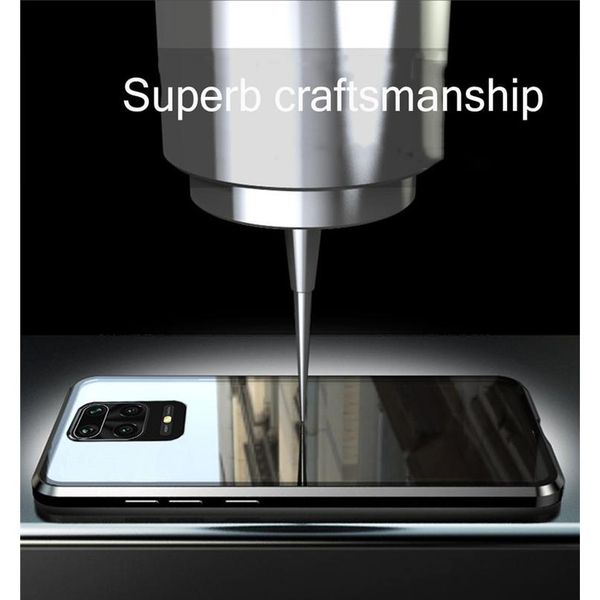 

360 metal magnetic phone case for redmi note 9 8 7 k20 k30 pro case for xiaomi 10 9t cc jllwbw