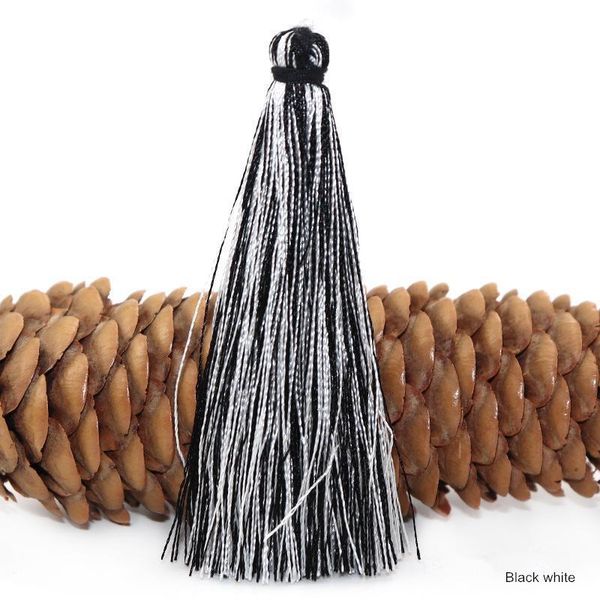 

30pcs 6.5cm polyester silk tassel fringe pendant diy garments curtains crafts tassels trim handmade decoration accessories h qylxnq