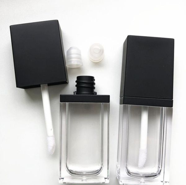 

8-10ml empty lipstick tube lip gloss container tube brush mini lip balm tube refillable pot cosmetic container