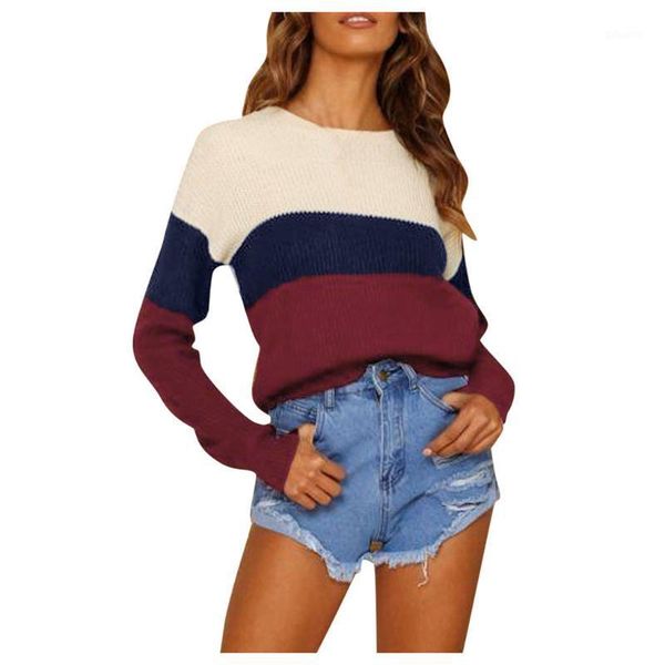 

stripe sweater women spring winter casual short sweater sweatshirt pullover striped long sleeve shirt ladies casual1, White;black