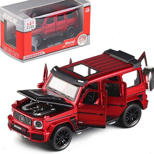 

jiaye 1:32 babos g700 suv sound light return force six door metal model toy alloy car