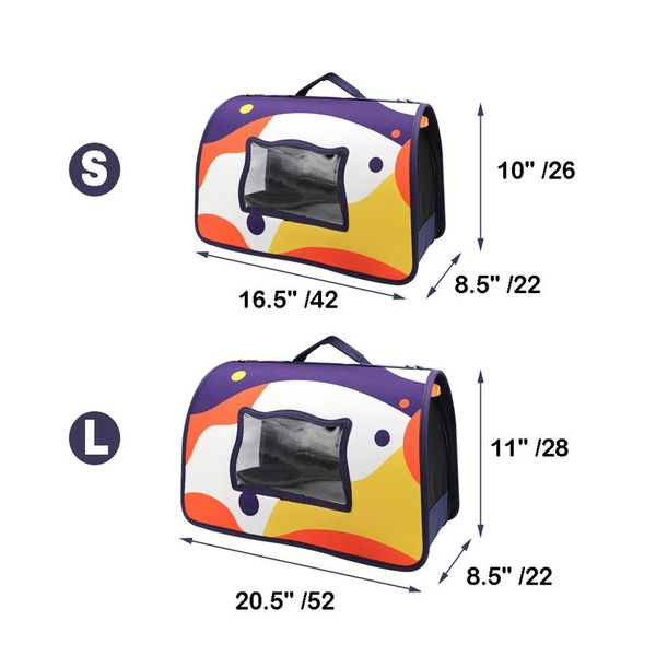 

portable pet cat backpack bag carrier breathable puppy cat bag outdoor travel carrier pet transport carrying handbag sqcxcn