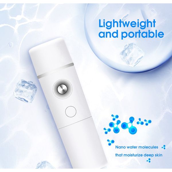 

устройство красоты инструмент портативный nano mist опрыскиватель для лица кузов для лица небулайзер пароварки увлажняющий уход за кожей мин