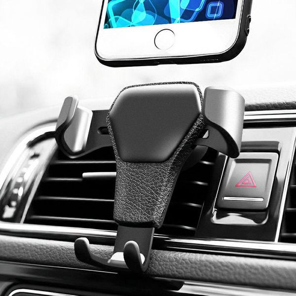 

2020 new gravity car holder air vent clip mount mobile cell stand smartphone gps support mobile phone