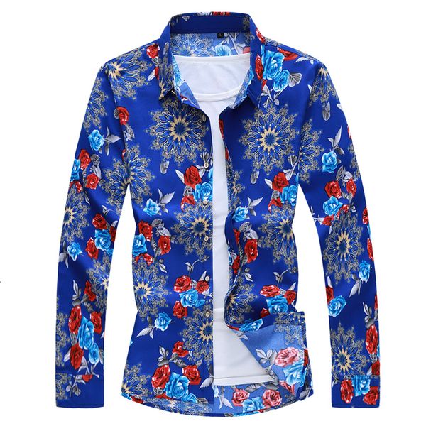

2021 new fashion spring autumn fall long sleeve floral print shirts clothes wpms, White;black