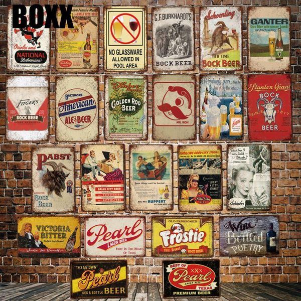 

пивная стена плакат stikcer олово знак плакаты старинные картины на заказ декор