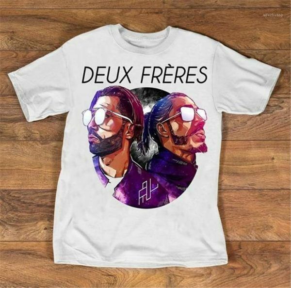 

deux freres pnl cinematic draw style men t-shirt cotton s-3xl harajuku hip hop tee shirt1, White;black