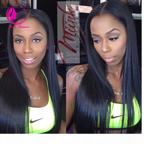 

human hair u part wigs brazilian silky straight upart wig human hair middle part for balck women, Black;brown