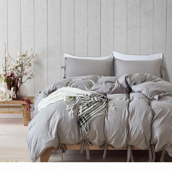 

чистый цвет пояса кудели или три пододеяльник комплекты постельных принадлежностей 1pc пододеяльник 1 2pcs наволочки set