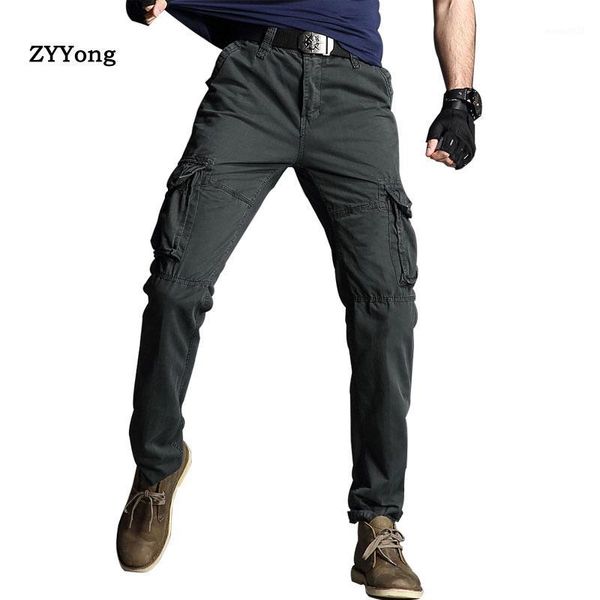

men's pants 2021 casual straight outdoor men men's tactical cargo flexible male lightweight trousers 5 color1, Black